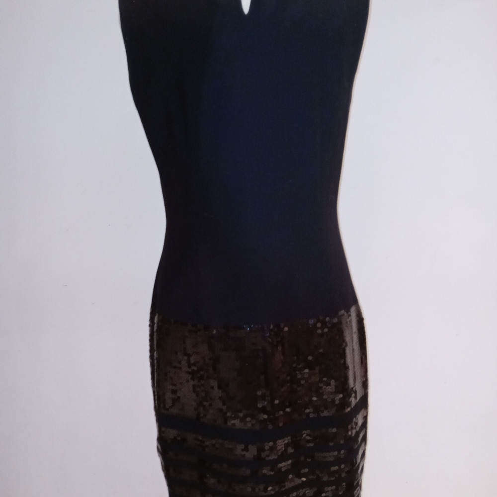 Calvin Klein Black Sequined Dress, 14 - Picture 9 of 9